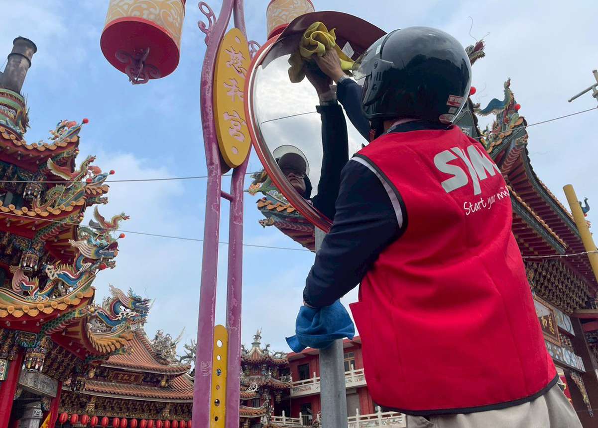SYM熱血「鏡」份心！ 三陽啟動白沙屯媽祖進香守護行動 3,089公里擦亮粉紅超跑平安路